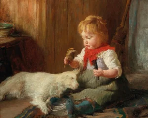 The young Hairdresser
Gemälde von Felix Schlesinger (1833 - 1910) 