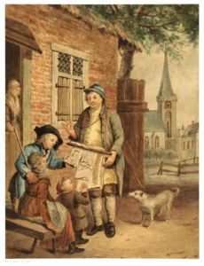 Der Kupferstichhändler,1766
Gemälde von Johann Conrad Seekatz (1719-1768)